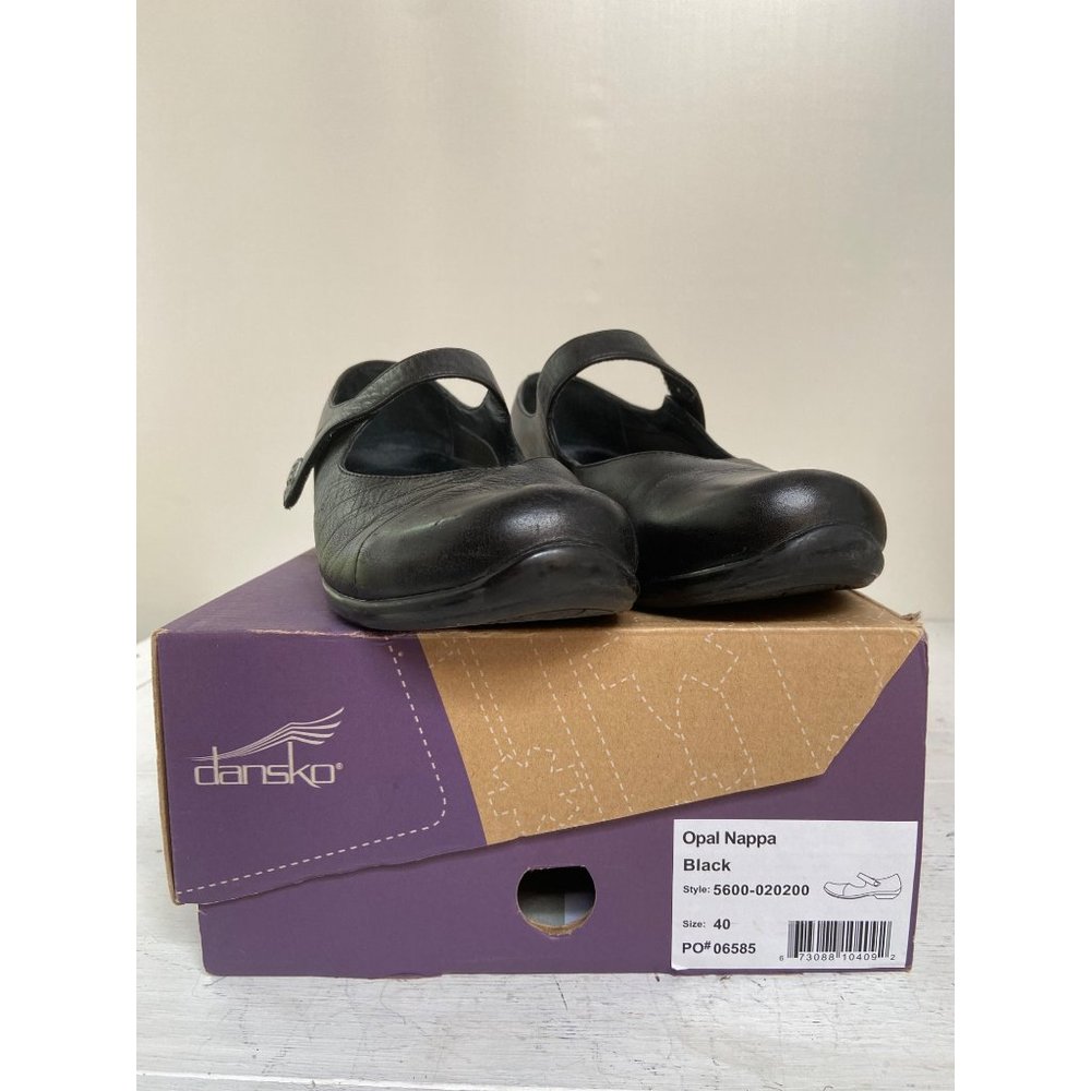 Dansko Opal Napa Black Size 40 Shoes